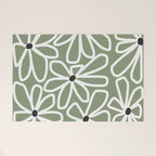 Daisy chain - sage Welcome Mat Gallery Image 1
