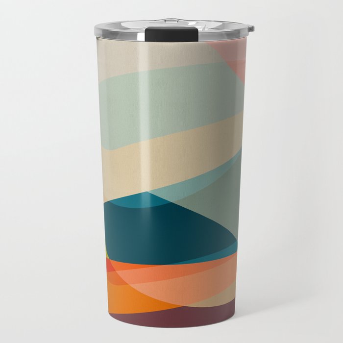 abstract shapes 2 Travel Mug Gallery Image 1