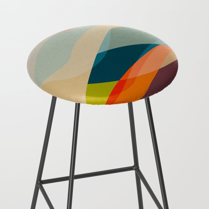 abstract shapes 2 Stool Gallery Image 2