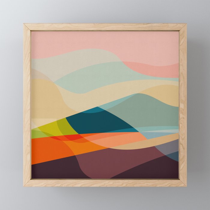 abstract shapes 2 Mini Art Print Gallery Image 1