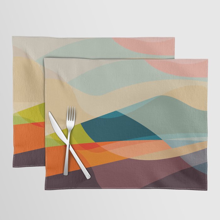 abstract shapes 2 Placemat Gallery Image 1