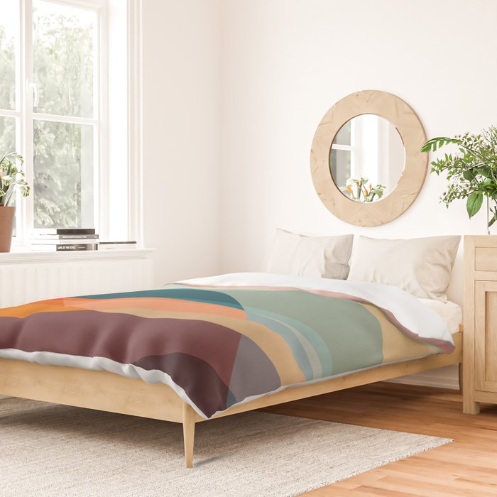 abstract shapes 2 Duvet Cover Gallery Image 2