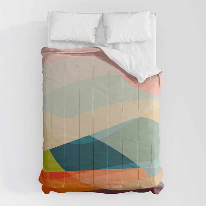 abstract shapes 2 Comforter Gallery Image 6