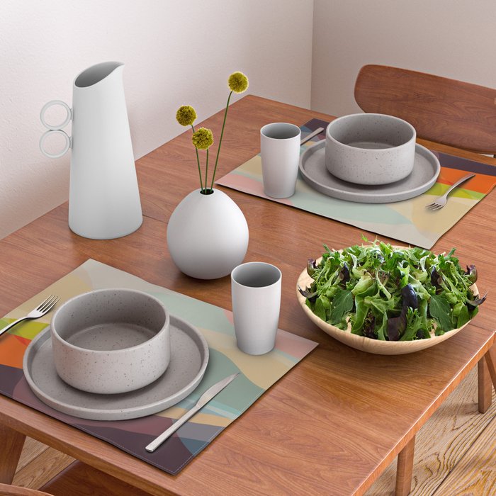 abstract shapes 2 Placemat Gallery Image 2