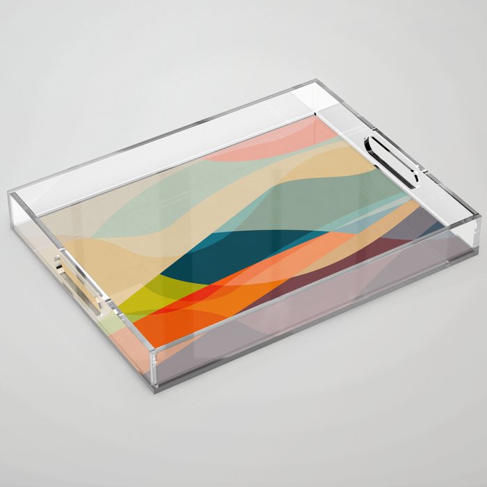 abstract shapes 2 Acrylic Tray Gallery Image 1