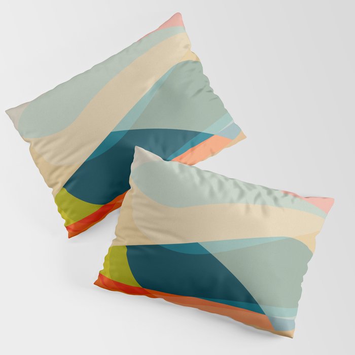 abstract shapes 2 Pillow Sham Gallery Image 1