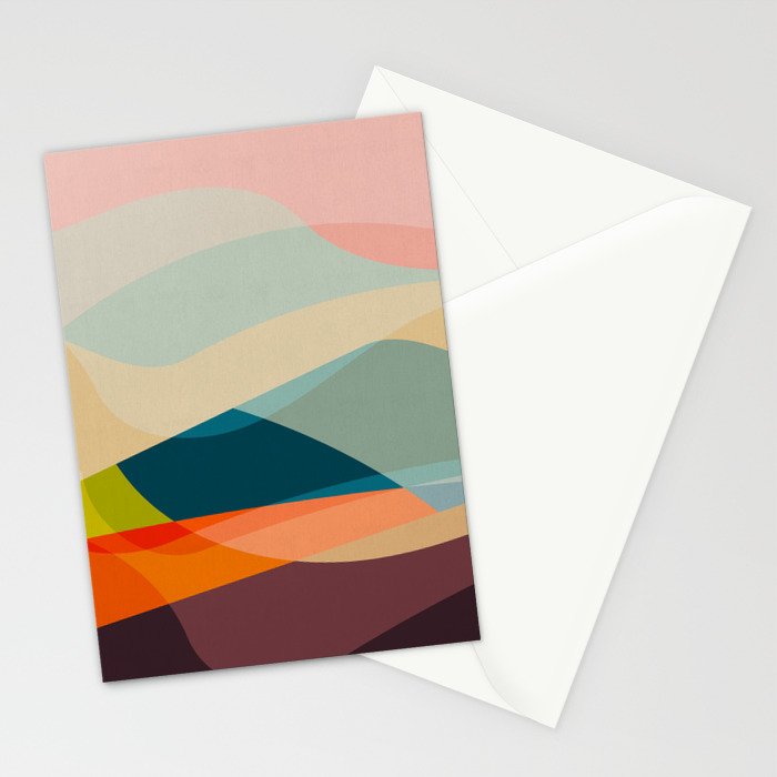 abstract shapes 2 Stationery Card Gallery Image 2