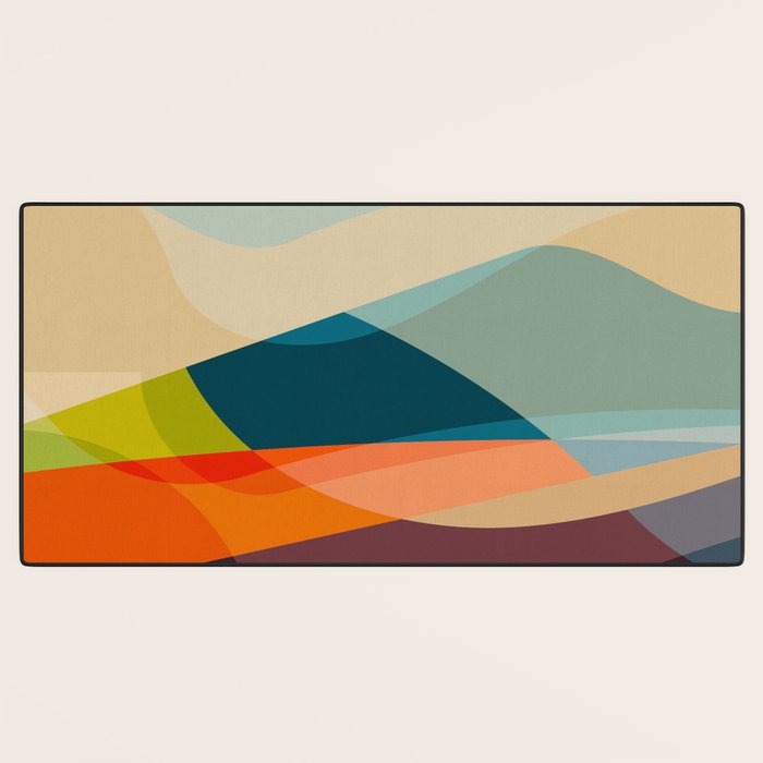 abstract shapes 2 Desk Mat Gallery Image 3