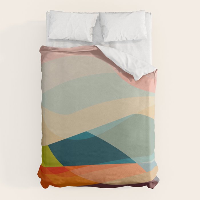 abstract shapes 2 Duvet Cover Gallery Image 1