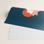 Cat Landscape 145: Strawberry & Vanilla Wrapping Paper Gallery Image 2