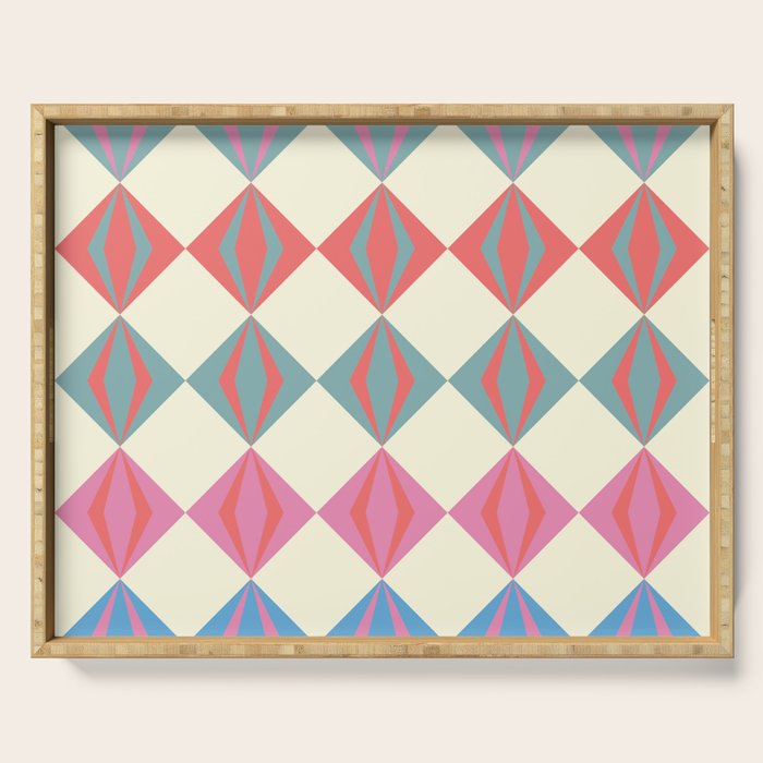 Colorful Geometrics Serving Tray Gallery Image 1