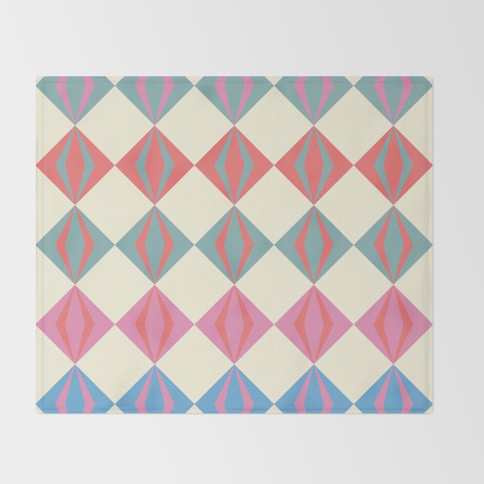 Colorful Geometrics Throw Blanket Gallery Image 2