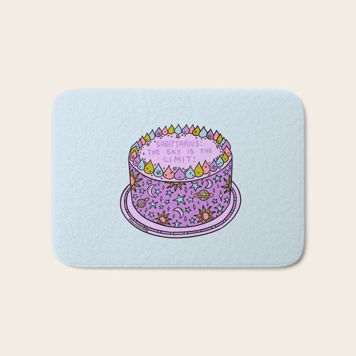 Sagittarius Cake Bath Mat Gallery Image 1
