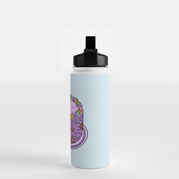 Sagittarius Cake Water Bottle Gallery Image 2