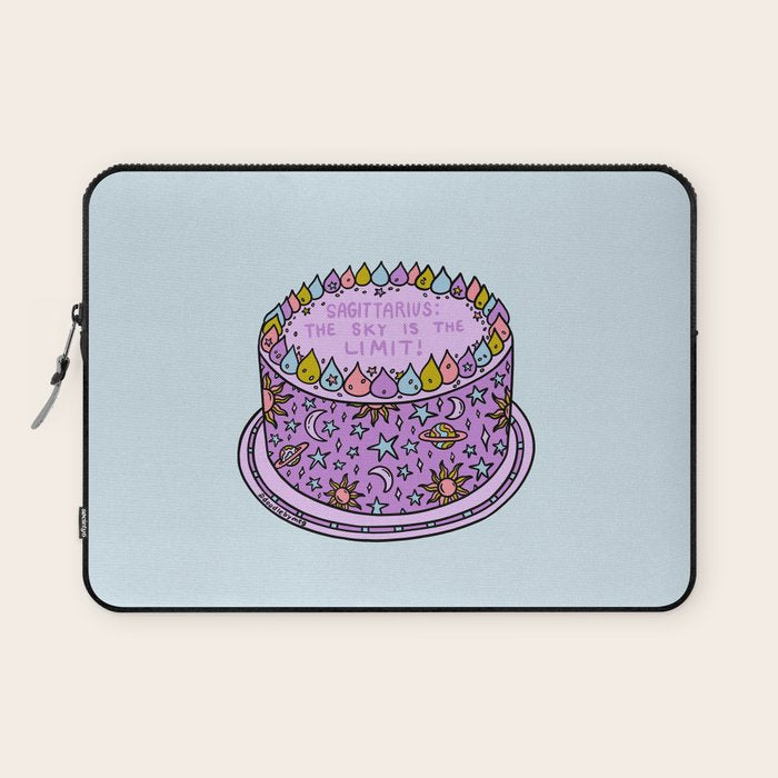 Sagittarius Cake Laptop Sleeve Gallery Image 1