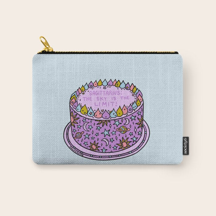 Sagittarius Cake Carry All Pouch Gallery Image 1
