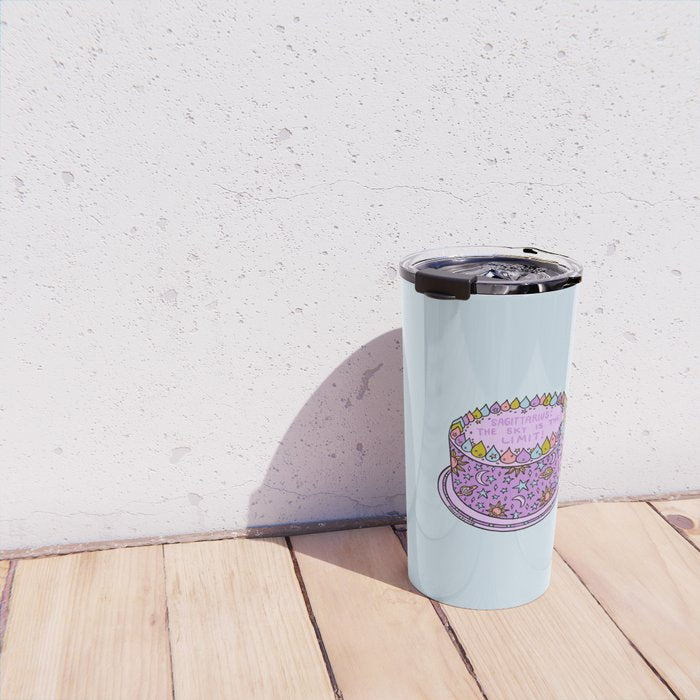 Sagittarius Cake Travel Mug Gallery Image 4
