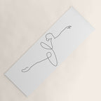 Abstract Ballerina Yoga Mat Gallery Image 1