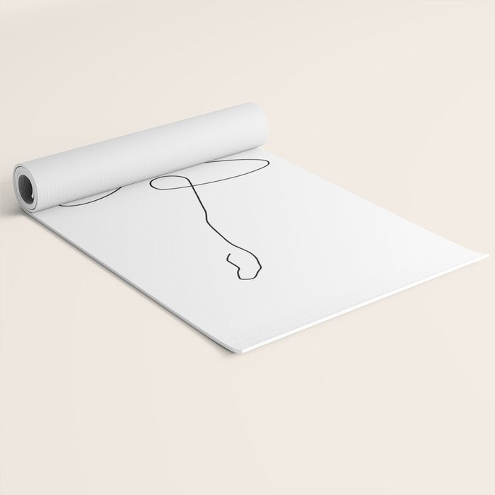 Abstract Ballerina Yoga Mat Gallery Image 2