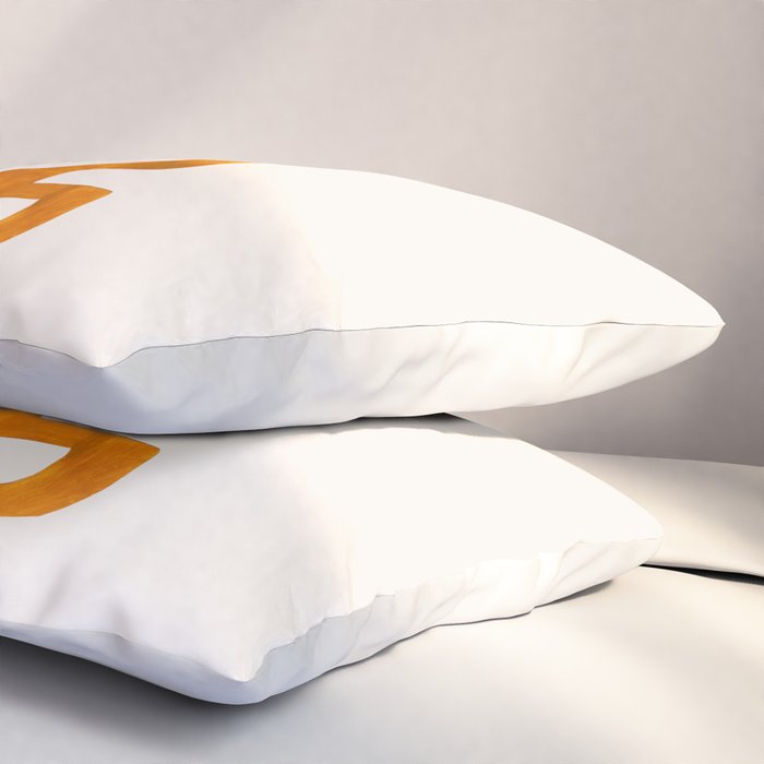 'Falling Down' Paper Collage Fun Colorful Shapes Mid Century Minimal Abstract Art by Ejaaz Haniff Pillow Sham Gallery Image 3