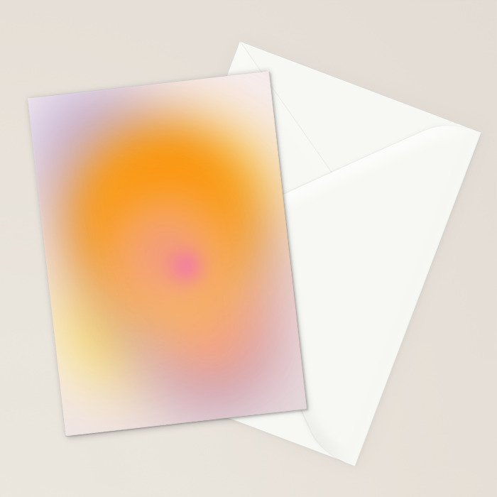 Candlelight - Gradient Stationery Card Gallery Image 2