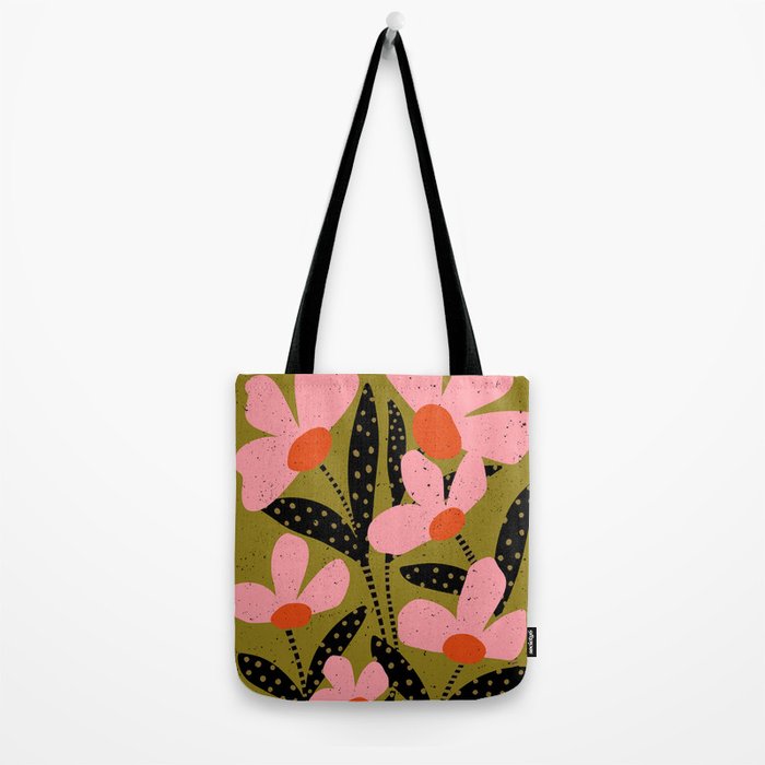 Modern Flower  Tote Bag Gallery Image 2