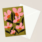 Modern Flower  Stationery Card Gallery Image 2