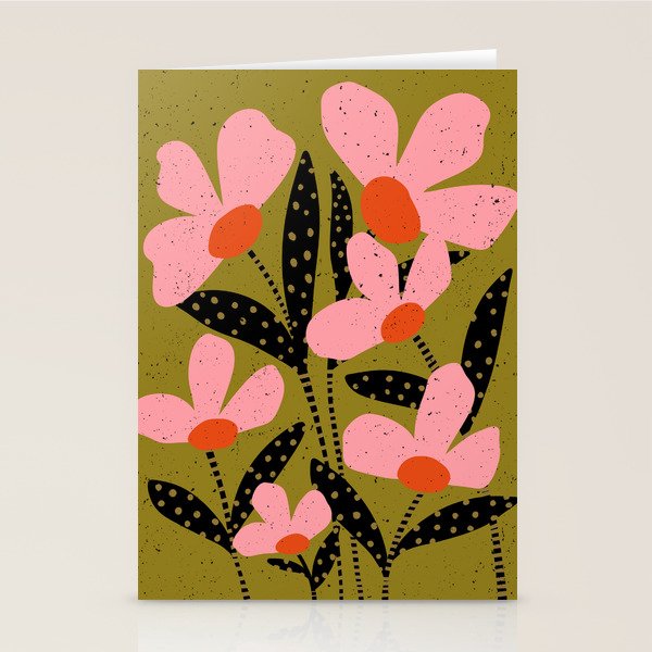 Modern Flower  Stationery Card Gallery Image 2