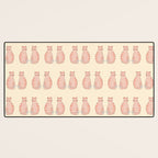 Orange cat Desk Mat Gallery Image 3