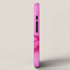 Girly neon pink magenta abstract watercolor paint iPhone Case Gallery Image 2