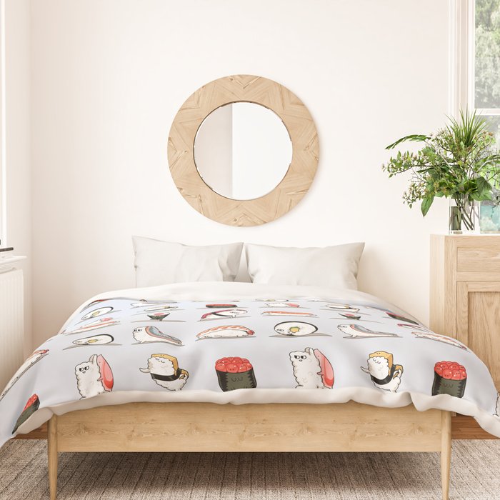 Sushi Yoga Duvet Cover Gallery Image 3
