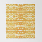 Yellow Tie Dye Twos Throw Blanket Gallery Image 2