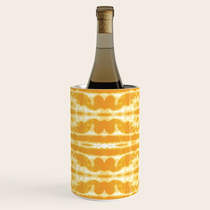 Yellow Tie Dye Twos Wine Chiller Gallery Image 1
