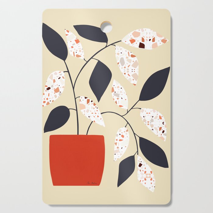 Plants and terrazzo Cutting Board Gallery Image 1