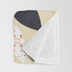 Plants and terrazzo Throw Blanket Gallery Image 3