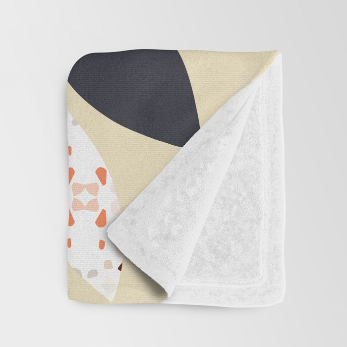 Plants and terrazzo Throw Blanket Gallery Image 3