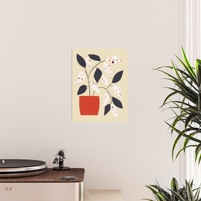 Plants and terrazzo Poster Gallery Image 2