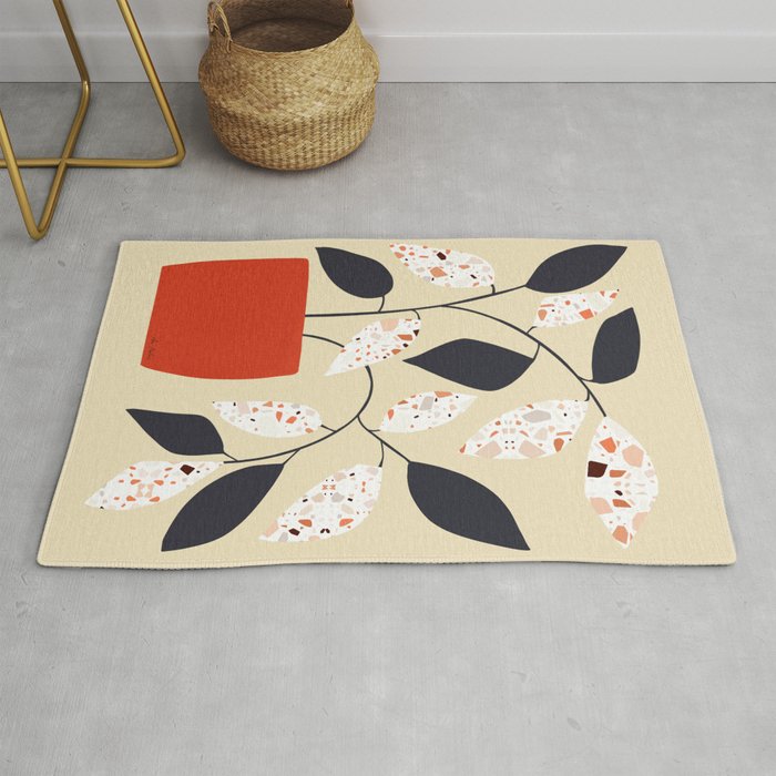 Plants and terrazzo Rug Gallery Image 1