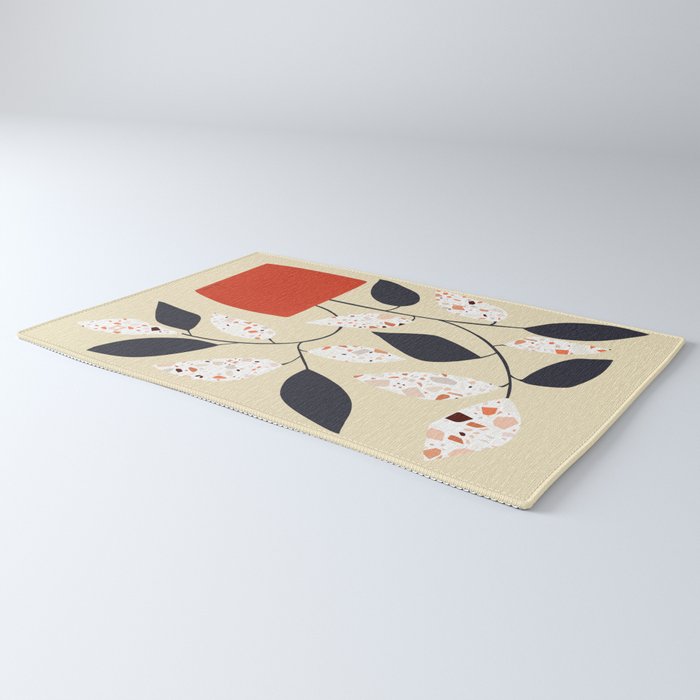 Plants and terrazzo Rug Gallery Image 3
