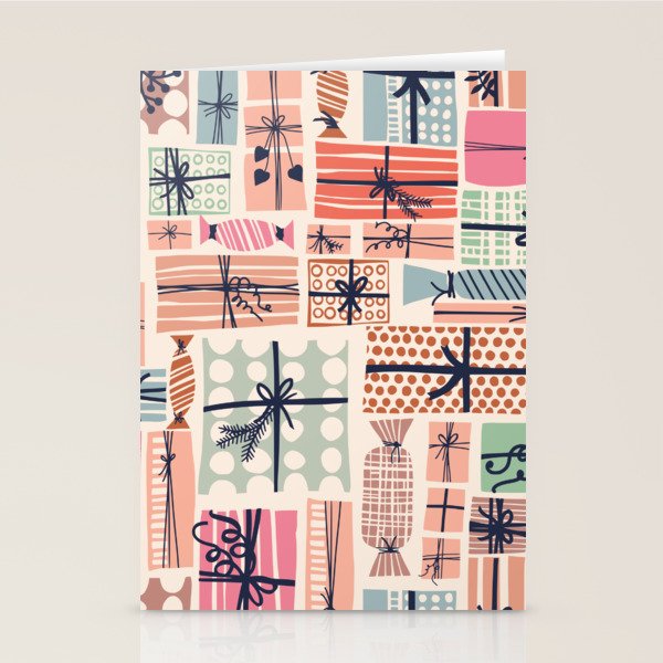 Favorite gift wrapped chalky Stationery Card Gallery Image 2