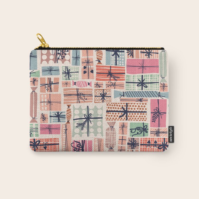 Favorite gift wrapped chalky Carry All Pouch Gallery Image 1