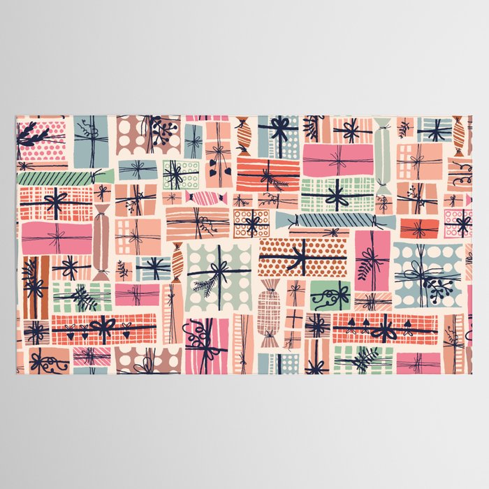 Favorite gift wrapped chalky Tablecloth Gallery Image 2