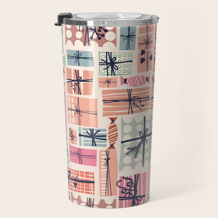 Favorite gift wrapped chalky Travel Mug Gallery Image 3