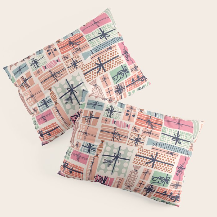 Favorite gift wrapped chalky Pillow Sham Gallery Image 3