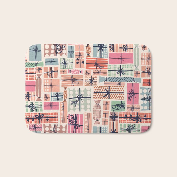 Favorite gift wrapped chalky Bath Mat Gallery Image 1