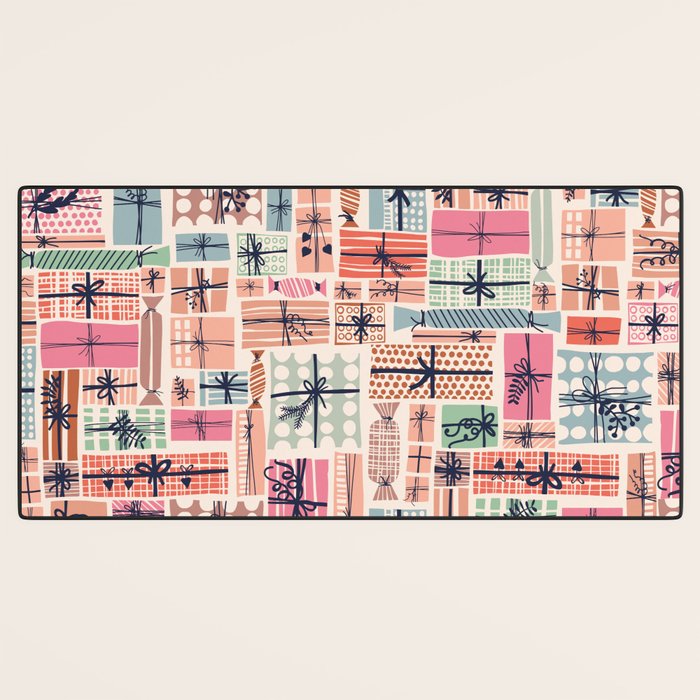 Favorite gift wrapped chalky Desk Mat Gallery Image 3