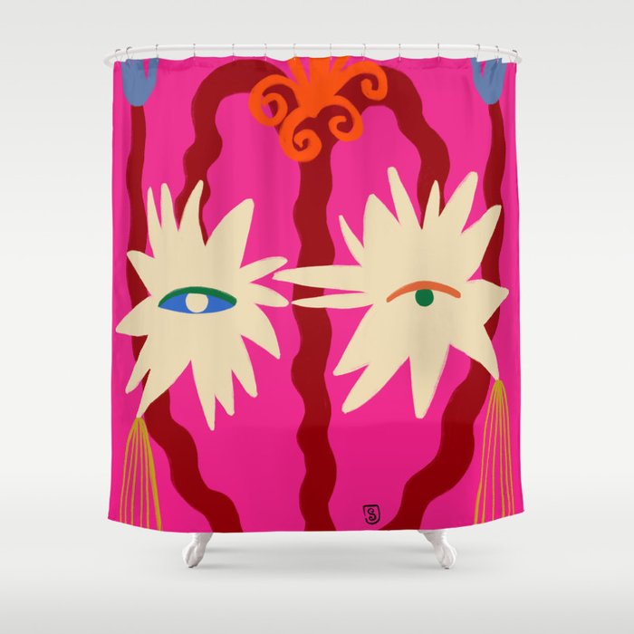 LOOKING FORWARD Shower Curtain Gallery Image 1