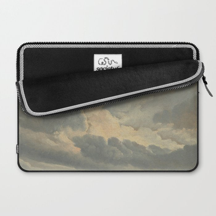 Study of Clouds with a Sunset near Rome Laptop Sleeve Gallery Image 2