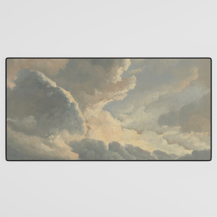 Study of Clouds with a Sunset near Rome Desk Mat Gallery Image 3