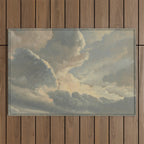 Study of Clouds with a Sunset near Rome Outdoor Rug Gallery Image 1